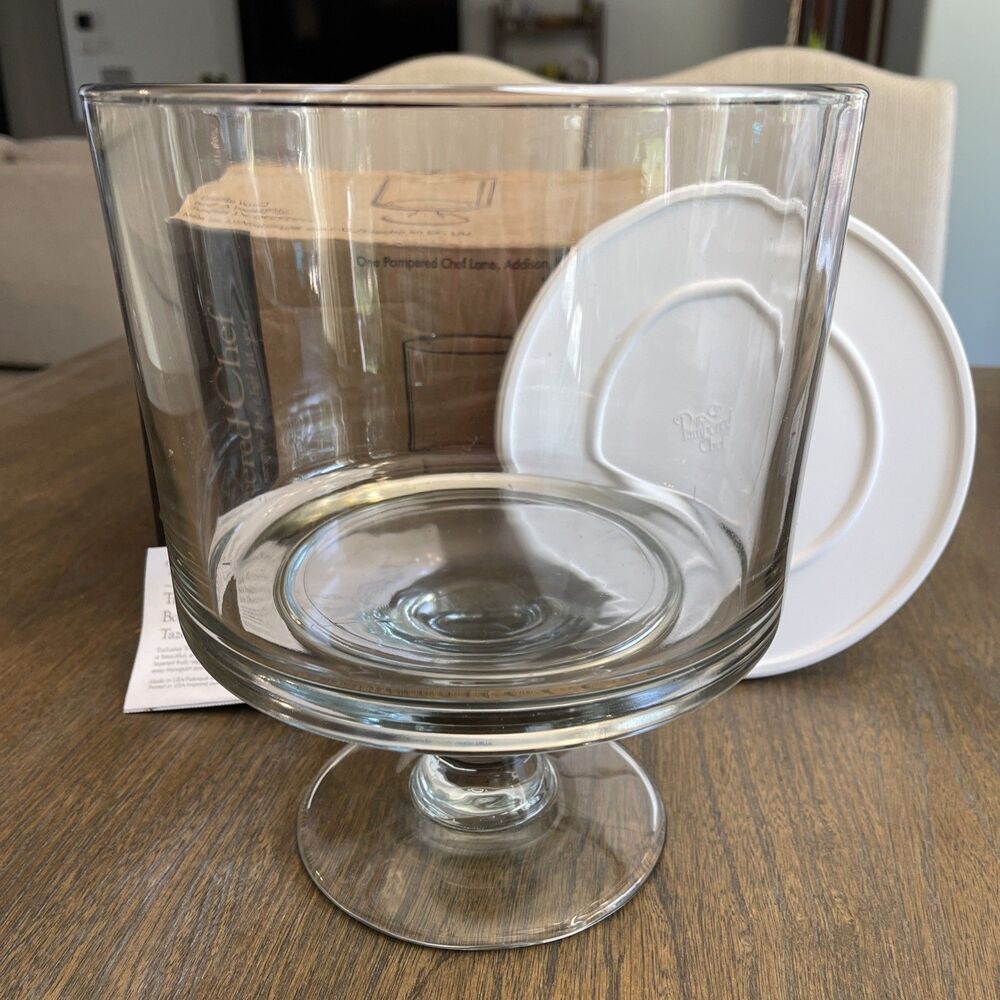 Pampered Chef Trifle Bowl #2832 – In the Box